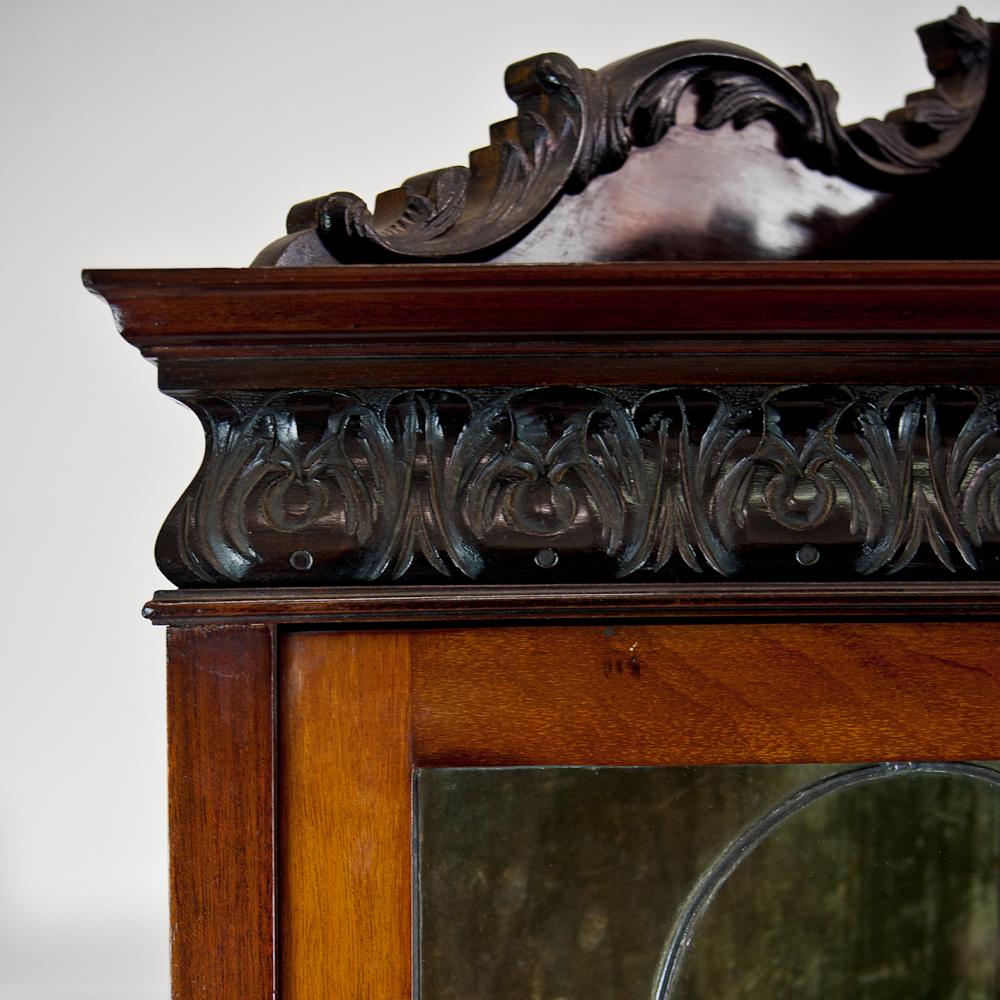 Leaded light corner display Antique Furniture