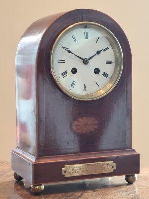 French 8 day striking mantle clock